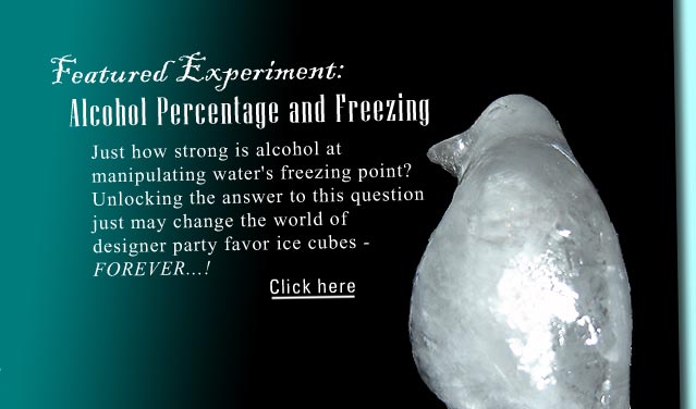 Just how does alcohol affect the ability of water to freeze? Find out here