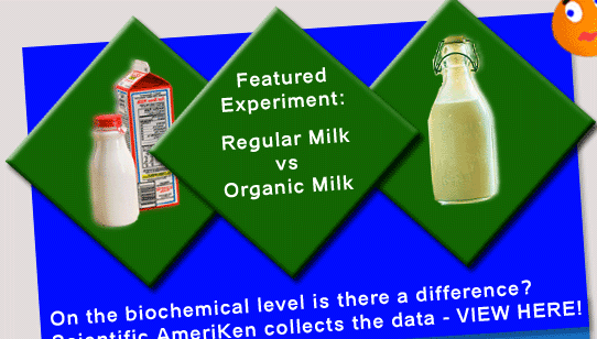 Is organic Milk different from Regular? Scientific AmeriKen puts both to the test to find the differences - click to learn more!